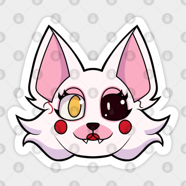 Mangle - FNaF Sticker by WhiteRabbitWeirdo